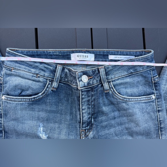 GUESS Distressed Skinny Ankle Jeans Women’s Size 26 - Picture 7 of 10